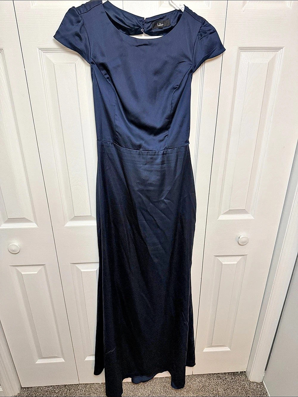 Lulu's Satin Formal Dress Size Large